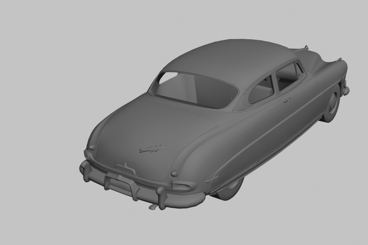 Hudson Hornet 1952, a Cars & Vehicle 3D Model by valtriiu (Photo 8 of 12)