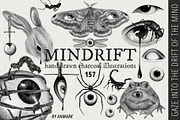 Mindrift. Psychedelic illustrations, an Object Graphic by AnMark (Thumbnail 1 of 17)