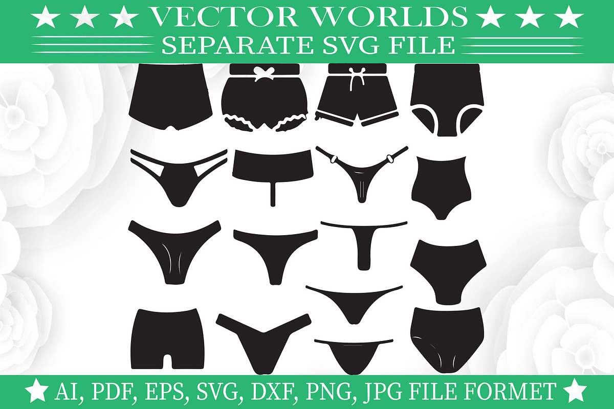 Kids Underwear Svg, Kids Svg, an Object Graphic by VectorWorlds (Photo 1 of 3)