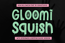 Gloomi Squish | New Halloween Font
