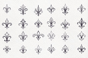 Vector Fleur de Lis & Flourishes, an Object Illustration by FleurArt (Thumbnail 2 of 17)
