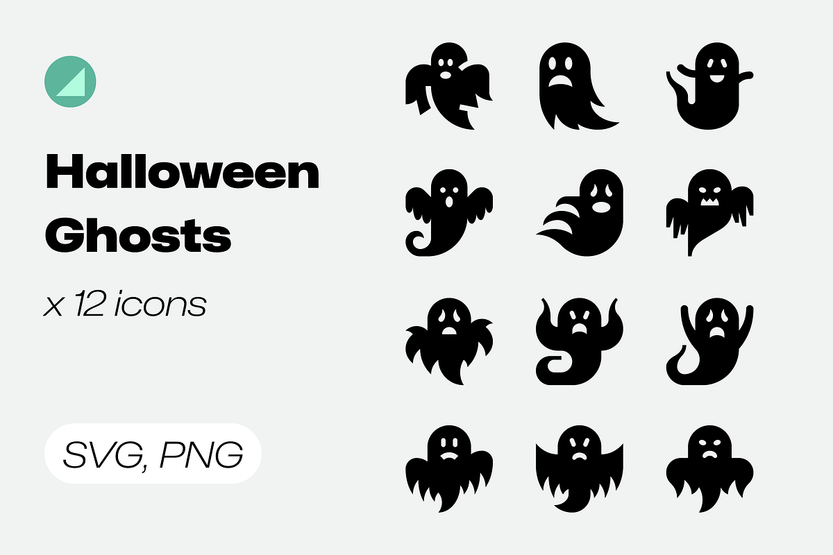 Basicons / Holidays / Ghost Icons, a Solid Icon by Danil Polshin
