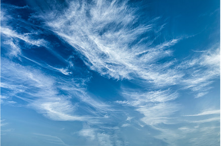 Blue sky with clouds, a Nature Photo by f9photos