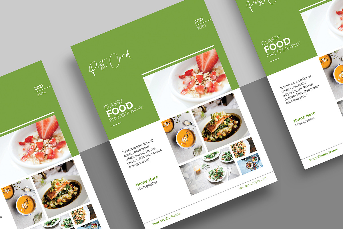 Foodie Postcard, a Card Template by Template Shop (Photo 3 of 3)
