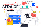 10 Cloud Computing Illustration, a Technology Illustration by denayunebgt (Thumbnail 1 of 4)
