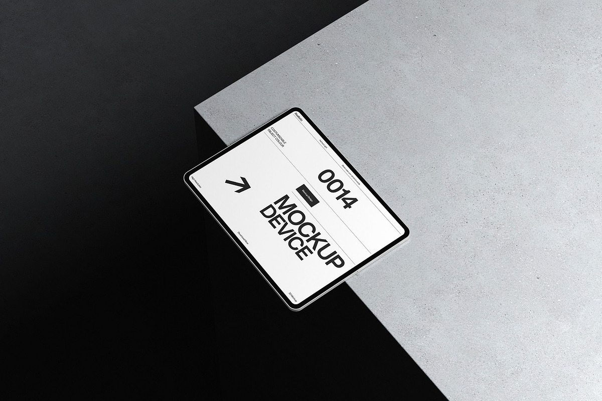 Isometric Tablet Mockup Scene, an iPad Mockup by kreatifreya (Photo 9 of 11)