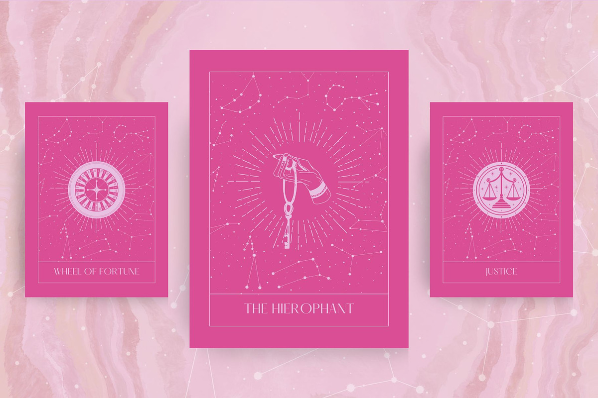 Major Arcana Tarot Card Templates preview 4