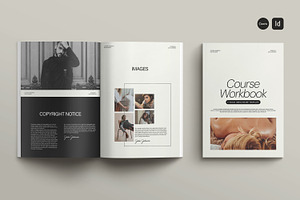 Course Workbook/E-book Template, a Brochure Template by Creatiya Type