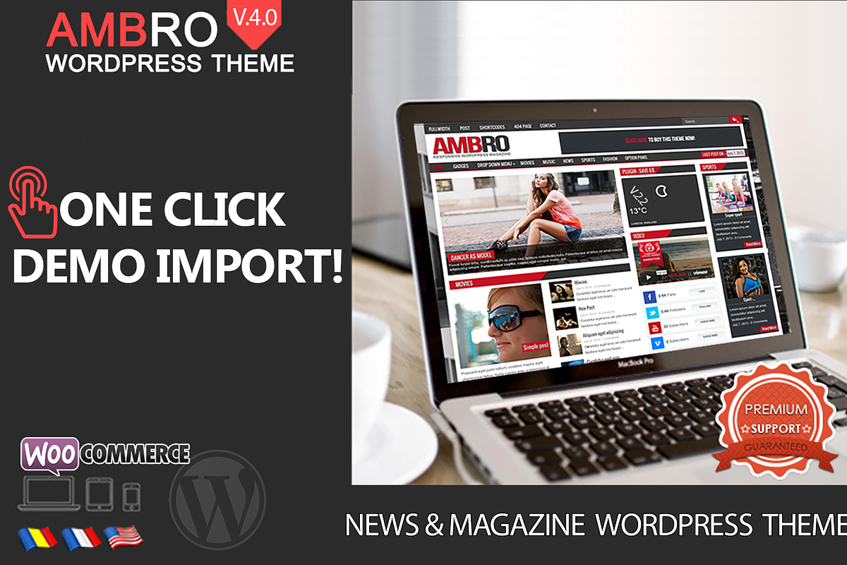 Ambro Magazine WordPress Theme, a WordPress Template by beke (Photo 1 of 4)