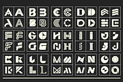 Letter Logo Template Vol 3, a Solid Icon by Tekuni (Thumbnail 4 of 12)
