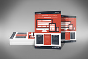 Flat Web Design Flyer, a Flyer Template by Creativenauts (Thumbnail 2 of 4)