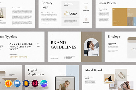 Brand Guidelines Template, a Presentation Template by TemplatesForest