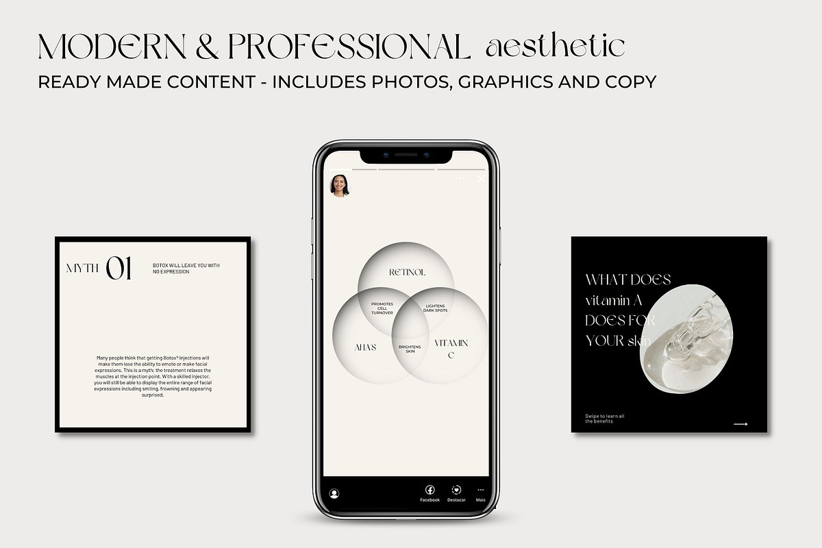 Nurse Injector Aesthetic Templates, a Social Media Template by Studio Suvelle (Photo 3 of 9)
