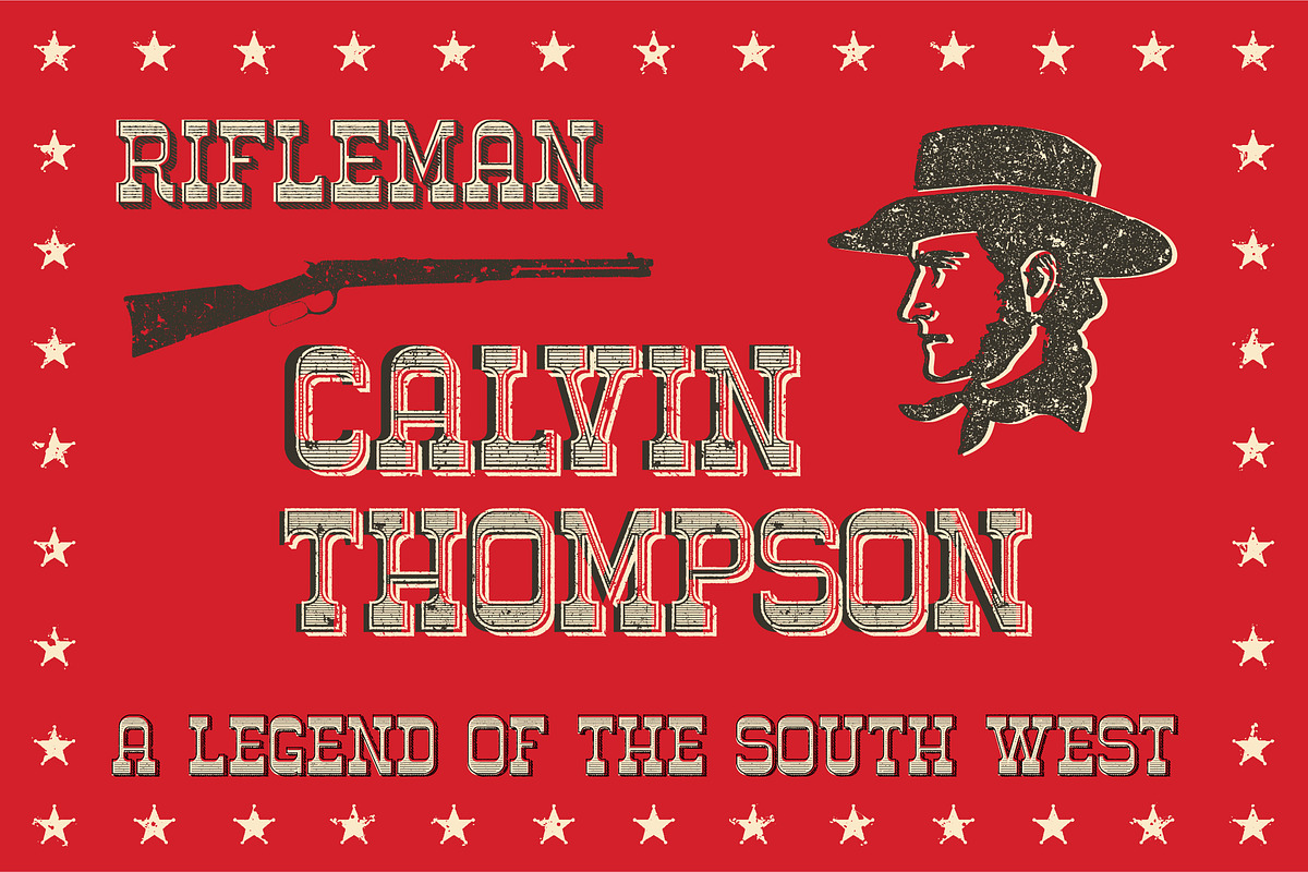Western Typography Saloon preview 5