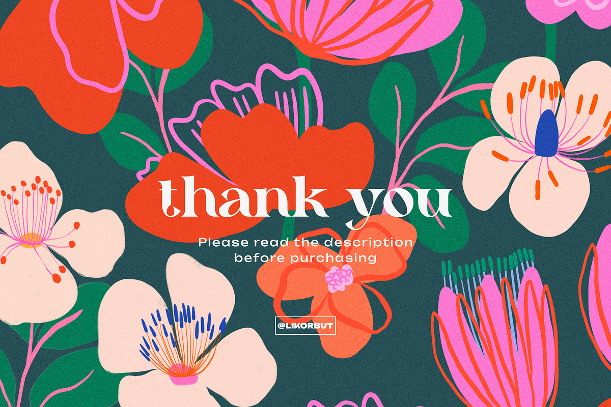Modern Naive Floral Seamless Pattern, a Pattern Graphic by likorbut (Photo 10 of 12)