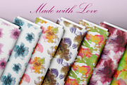 Flowers fluid art set 5., a Pattern Graphic by Digital illustration shop (Thumbnail 4 of 5)