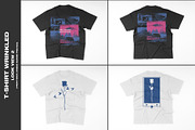 T-shirt Wrinkled Mockup, a Shirt Mockup by DaldSgh (Thumbnail 4 of 11)