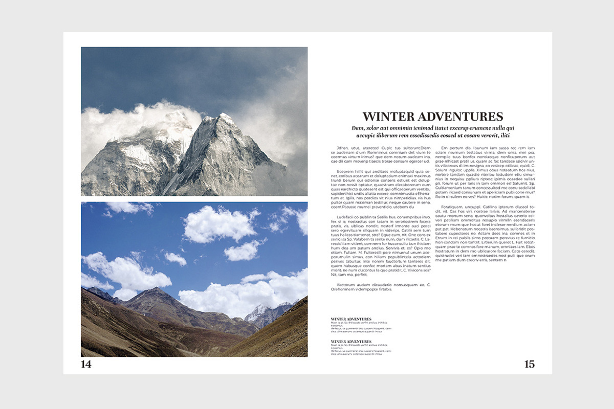 Paradise Magazine Template, a Magazine Template by N A N D U Z D E S I G N (Photo 8 of 15)