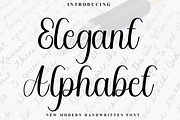 Elegant Alphabet, a Handwritten Font by FreshTypeINK (Thumbnail 1 of 9)
