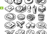 Vintage Breakfast Food Illustrations, an Object Graphic by RT Studio (Thumbnail 2 of 3)