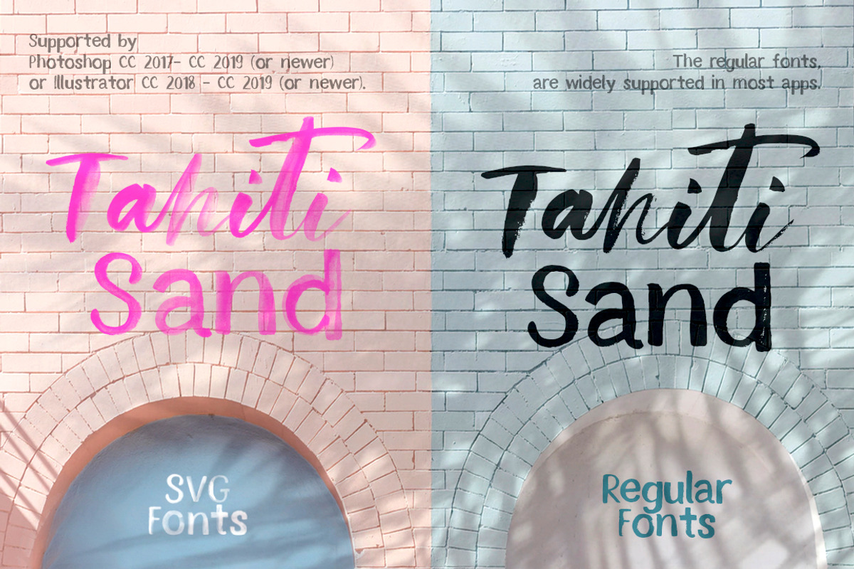 Tahiti Sand. Fonts & Graphics. preview 3