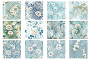 Blue White Floral Chinoiserie, a Pattern Graphic by Wow Magic (Thumbnail 2 of 2)