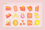 Finance & Crypto 3D Icon Set, a Finance Illustration by twinstd (Thumbnail 6 of 6)
