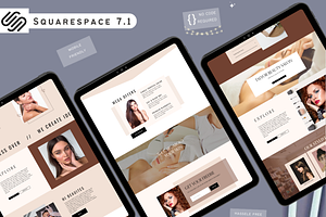 Squarespace Beauty Website 7.1