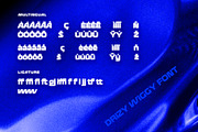 Drizy Wiggy - Techno Sans Serif font, a Sans Serif Font by Drizy (Thumbnail 8 of 9)