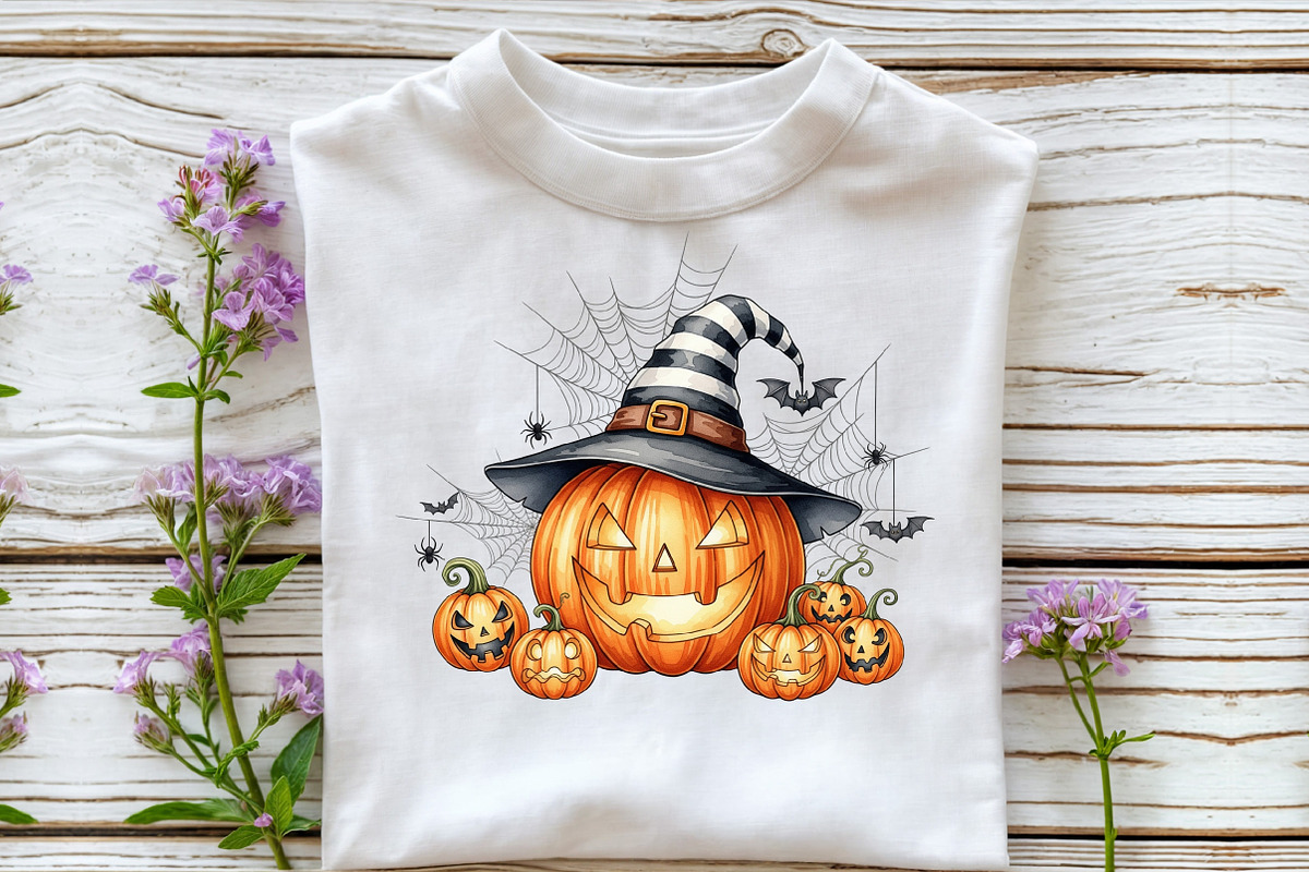 Halloween Fall Sublimation PNG, an Illustration by DreamCafeArt (Photo 3 of 7)