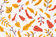 Autumn leaves and plants flat set, an Object Graphic by Vector_Art (Thumbnail 4 of 7)