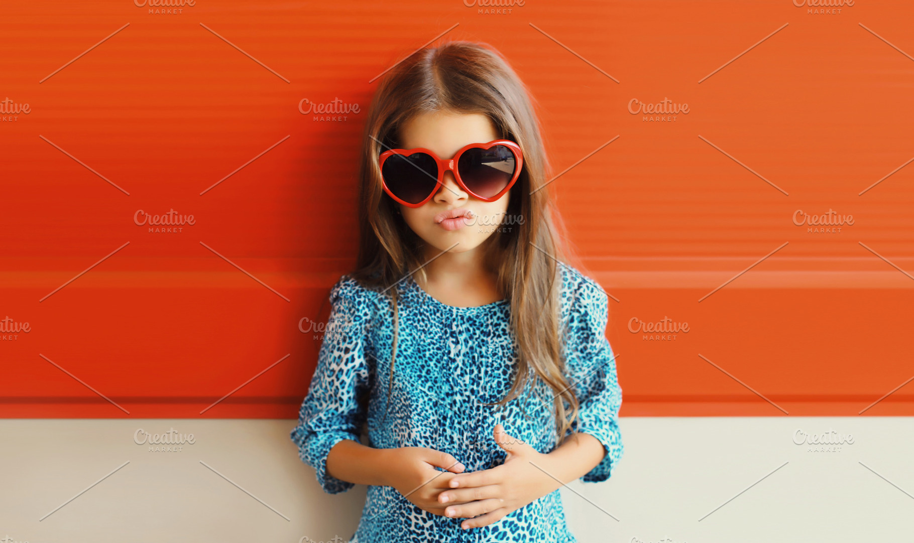 Beautiful little girl child in red h, a Person Photo by Rohappy