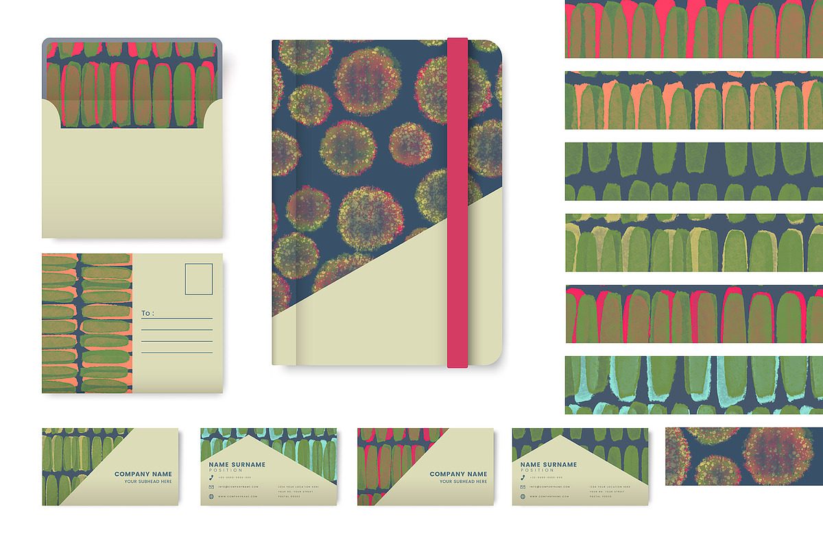 Decorative drops - 34 patterns, a Pattern Graphic by FER by Ekaterina Kazakova (Photo 2 of 6)