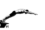 Swimming Sport Silhouette Vector Bun, an Illustration by jahid234 (Thumbnail 36 of 51)