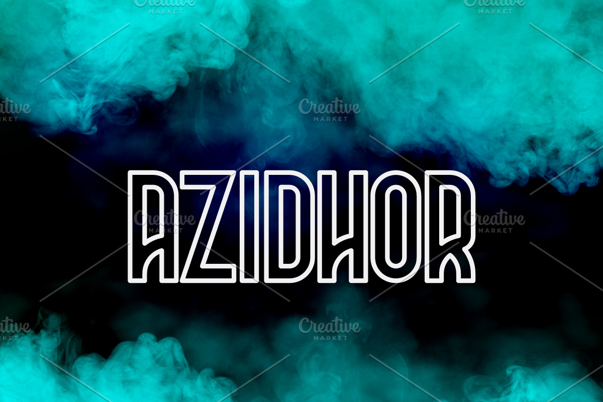 Azidhor Typeface preview 2