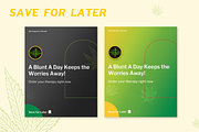 Smoke G | Cannabis Instagram Pack, a Social Media Template by byalikhan (Thumbnail 9 of 9)