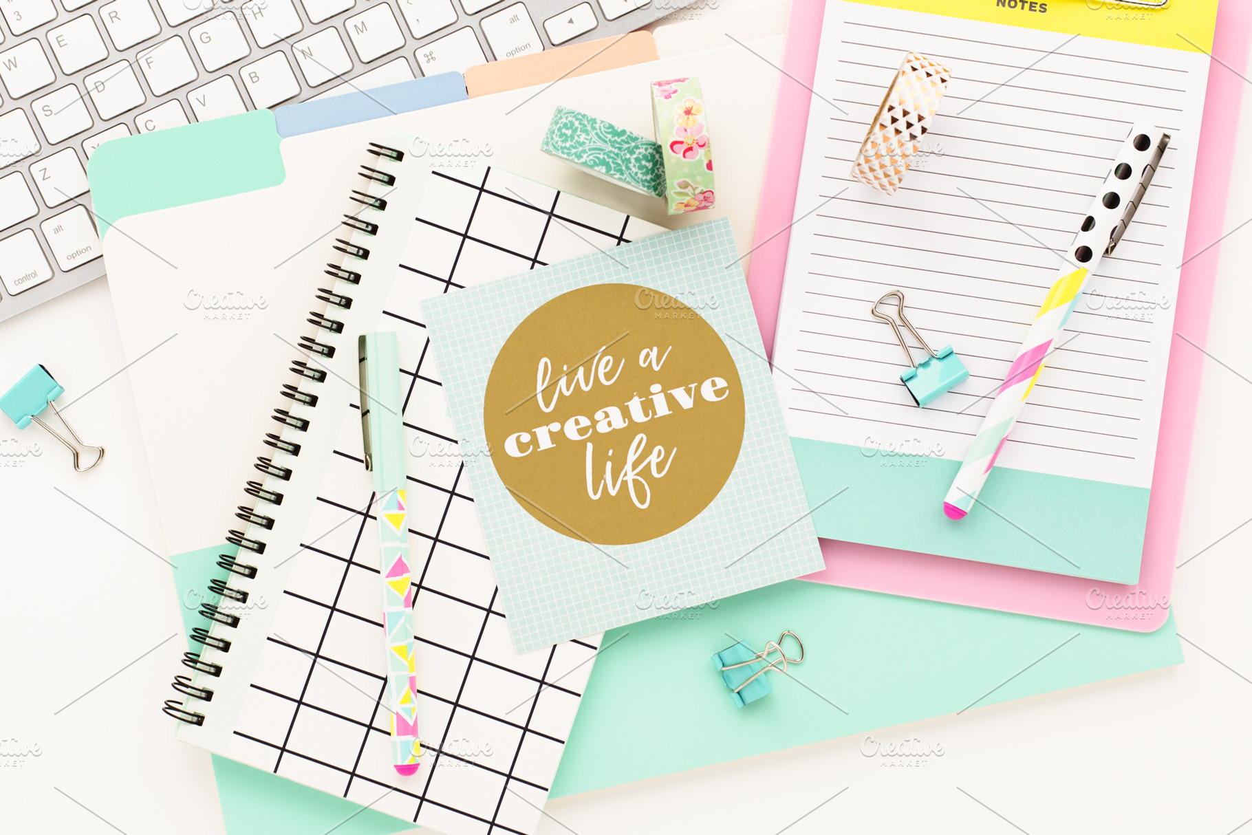 Stock Photo - Bright Desktop #16, a Business Photo by Savvy Stock Shop