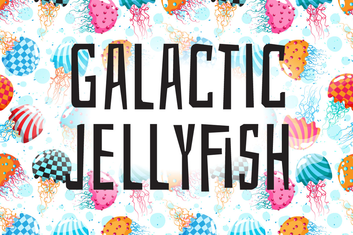 Galactic jellyfish, a Pattern Graphic by SuperNata (Photo 1 of 4)