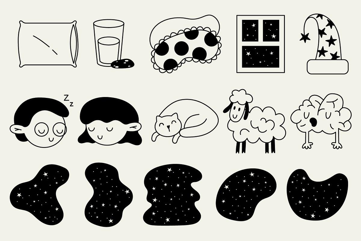 Sweet Dreams | Graphic collection, a Graphic by katieromanoff_art (Photo 7 of 10)