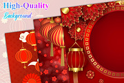Chinese New Year Background, a Background Graphic by Digital Studio (Thumbnail 8 of 8)