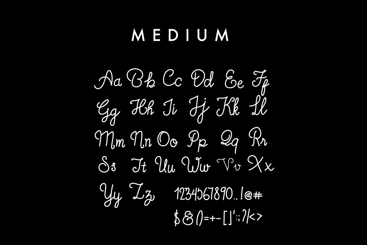 MoonStar Script Font preview 3
