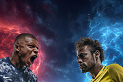 Football Rivalry Digital Backdrops, a Background Graphic by Walllow Creatives (Thumbnail 3 of 5)