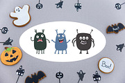 24 Cute Crazy Ugly Monster Character, an Animal Illustration by jongcreative (Thumbnail 7 of 9)
