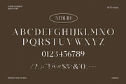 Nebuih Elegant Serif Font Typeface, a Serif Font by Perfectype (Thumbnail 6 of 6)