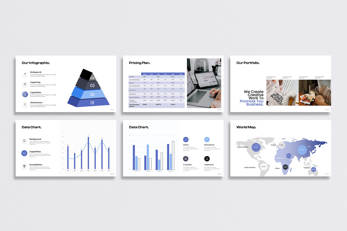 Business Pitch Deck Presentation, a Presentation Template by creathrivestudio (Photo 7 of 13)