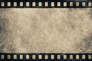 Film strip design with a black grung, a Photo by Pavel_design