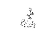 Minimalist Wedding Flower Logo Set, a Branding & Logo Template by Dyn Studio (Thumbnail 6 of 6)