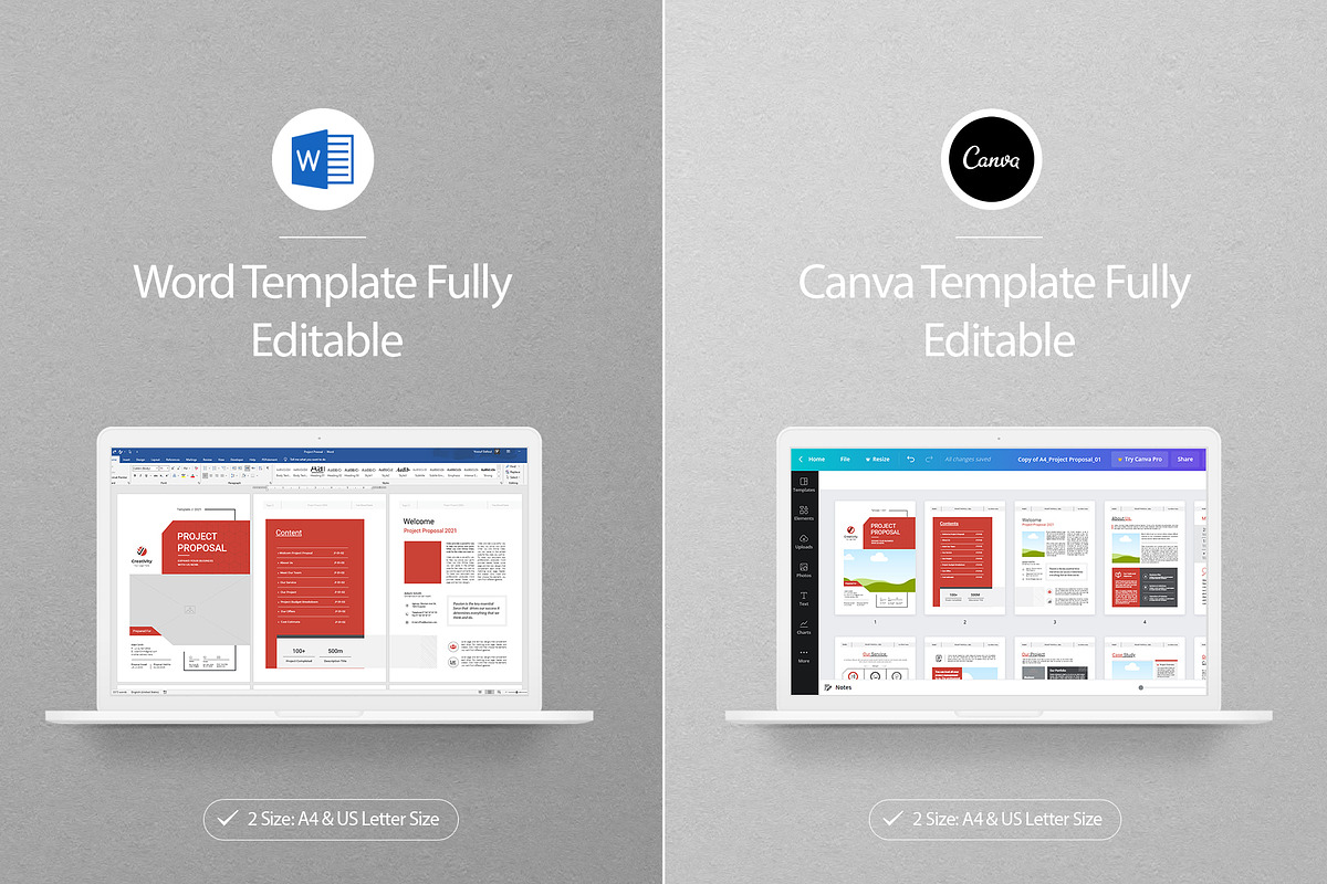 Project Proposal | Word & Canva, a Brochure Template by Creativity-Design (Photo 3 of 13)