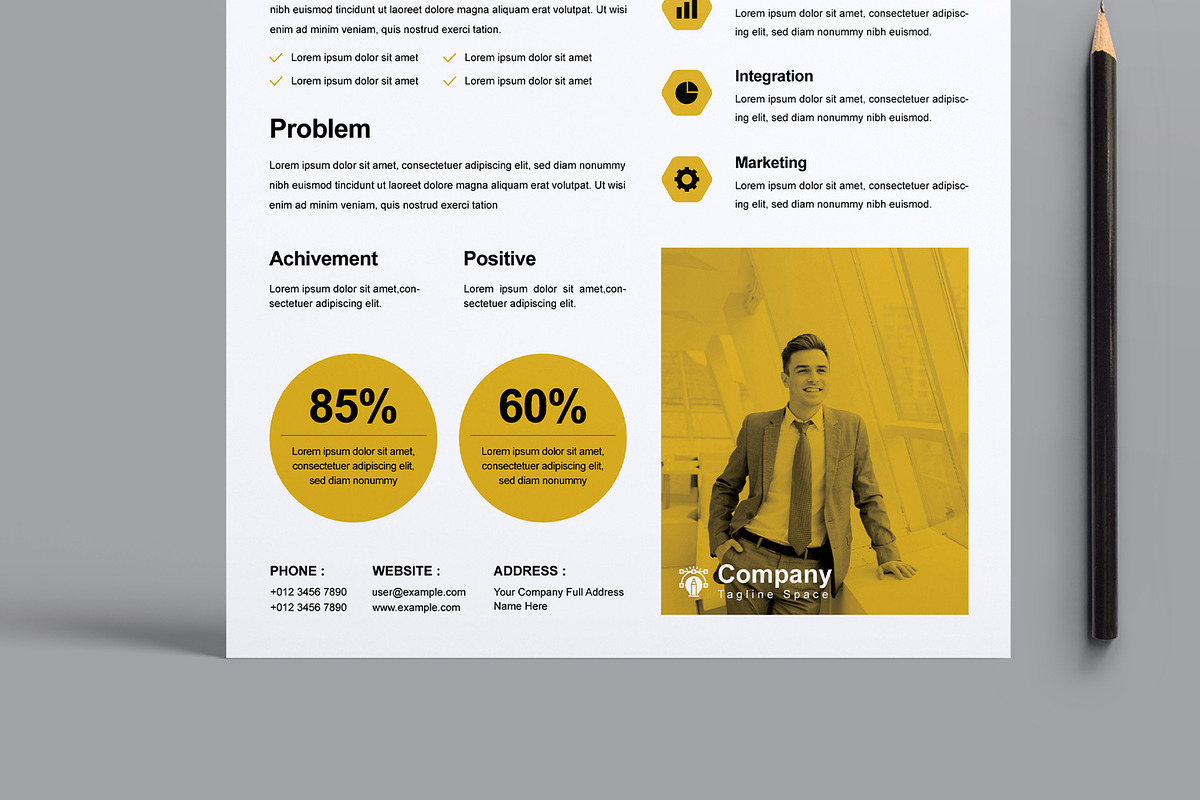 Business Case Study Template, a Stationery Template by MightyDesign (Photo 3 of 8)