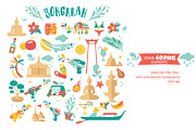 Songkran Clipart Icons Illustration, an Object Graphic by Olga Art Store (Thumbnail 2 of 5)